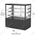 Elanpro EDC 1202F3 Stainless Steel Refrigerated Cake Showcase - Flat Glass
