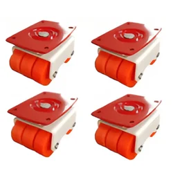 Prakash Pack Of 4 Regular Sixer Swivel Type Caster Wheel