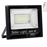 Gigawatts 300W LED Automatic Solar Flood Light with Remote Outdoor Lamp for Home, Garden Wall (Without Panel)