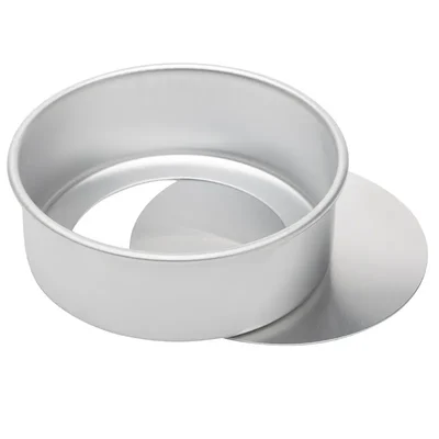 9 Inch Round Bottom Removable Cake Pan Aluminium Mould for Oven