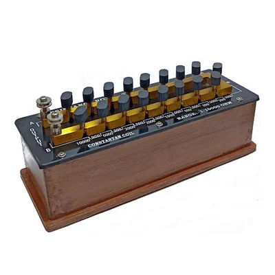 Reliant Lab Resistance Box Plug Type 0.1-1000 Ω & 1-10000 Ω for Verification of Network Theorems