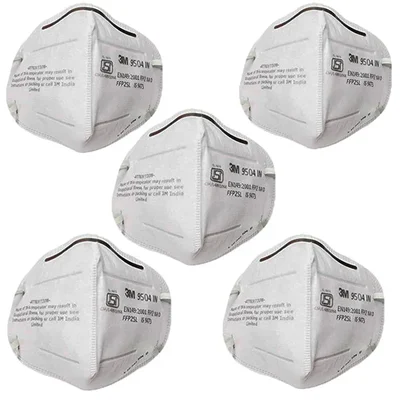 3M 9504IN Pack of 5 - FFP2 Particulate Respirator Mask