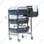 Bharti Multiclean Stainless Steel Restaurant Service Cart With Bucket For Cleaning