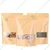 400 gm,15x22 cm Reusable Brown Kraft Paper Ziplock Pouch with Transparent Window (Pack-50 pcs)