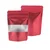 500 gm, 16x23 cm Red Color Reusable Pet+Poly Stand Up Pouches With Transparent Window(Pack-50 Pcs)