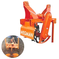 Wegman 2.5 Feet Reverse Forward Rotavator with 18 Blades Suitable for 12 HP to 25 HP Tractors