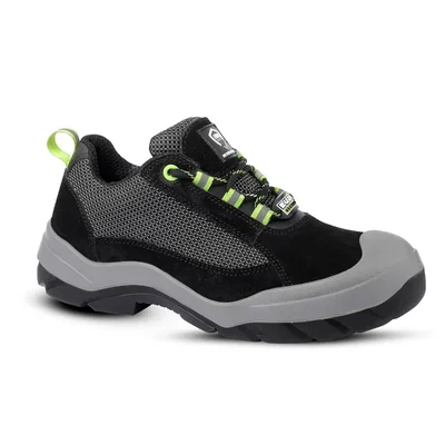 Euro Security Rhino Safety Shoe, DD-PU Sole, 200J Steel Toe, Anti-Skid, Breathable, Heat Resistant, Anti-Static(Size-6)