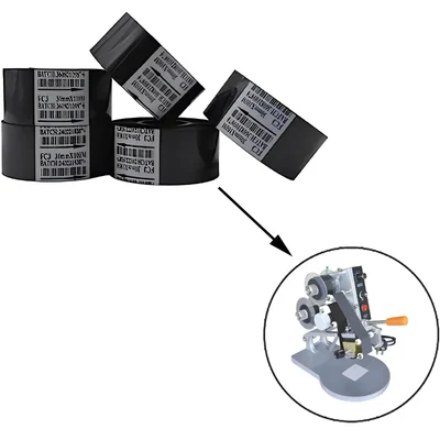 30 x 100 mm Ribbon Coding Foil for Coding Machine, Pack of 5