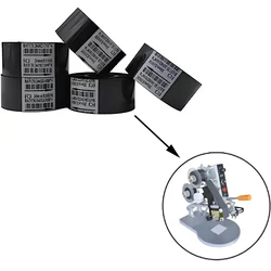 30 x 100 mm Ribbon Coding Foil for Coding Machine, Pack of 5