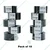 10 pcs of Ribbon for Manual Batch Coding Machine, 30 mm x 100 metres