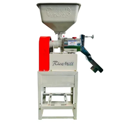 3 HP Rice Mill Machine With Crompton Motor, 120-150 Kg/hr Milling Capacity