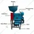 6N110 Model Rice Mill Machine with 3 HP Copper Motor with 250 - 300 kg/hr Production Capacity and Mild Steel Body