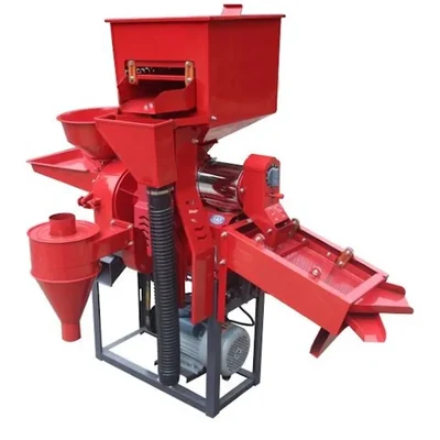 3 HP Combined Rice Mill Machine with Destoner, Vibrator & Copper Motor