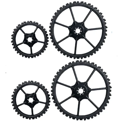 Dollss Rice Transplanter Tractor Wheel Set - 970*100 mm Front & 1300*100mm Back for Rice Transplantation & Farming