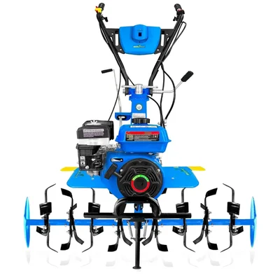 AIVA ITALY AV-500H (DON) 8 HP 4 Stroke Power Weeder/Tiller with AIR Cooled Petrol Engine, Suitable for Agricultural Crop