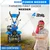 AIVA ITALY AV-500H (DON) 8 HP 4 Stroke Power Weeder/Tiller with AIR Cooled Petrol Engine, Suitable for Agricultural Crop