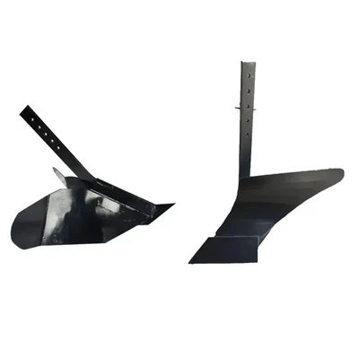 Heavy Duty Adjustable Ridger and Single Side Plough Attachment Combo For 5 To 10 HP Power Tiller / Cultivator 