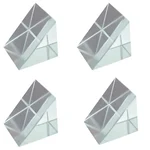 SBT Instruments 4pcs Optical Glass Right Angle Triangular Prism Size 38mm