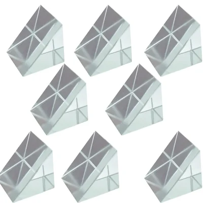 SBT Instruments 15pcs Optical Glass Right Angle Triangular Prism Size 38mm