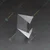SBT Instruments Optical Glass Right Angle Triangular Prism Size 38mm
