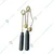 SBT Instruments 10pcs Ring & Ball Apparatus, Ball 25mm (With Handle), Physics Laboratory Instrument/Scientific Equipment