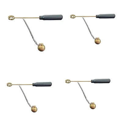 SBT Instruments 4pcs Ring & Ball Apparatus, Ball 25mm (With Handle), Physics Laboratory Instrument/Scientific Equipment