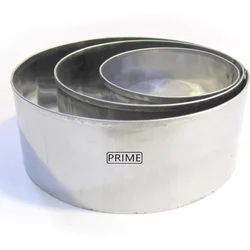 4,5 & 6 inch SS Pizza Base Baking/ Cutter/ Cut Outs Rings Set