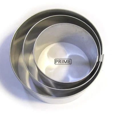 6,7 & 8 inch SS Pizza Base Baking/ Cutter/ Cut Outs Rings Set