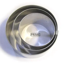 6,7 & 8 inch SS Pizza Base Baking/ Cutter/ Cut Outs Rings Set