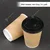 2000 Pcs, Premium 350ml 300GSM Ripple Paper Cup With Black Lockable Sipper Lid for Coffee, Tea, Serving and Takeaway