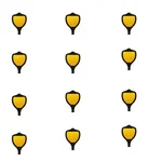 Retro-Reflective Flexible Median Marker, For Road Safety ( Pack Of 12 )