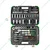 ROCKFORCE 156 Piece Cr-V Socket & Bit Tool Set 1/4", 3/8", 1/2" Drives With Case (RF-41501-5 PREMIUM)