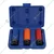 ROCKFORCE Hexagonal 3 Pieces 1/2" DR, Impact Socket Set 17 mm, 19 mm, 21 mm, In a Case (RF-4032C)