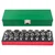 ROCKFORCE Professional 25 Piece Socket Set, 1/4" & 1/2" Dual Drive Metric - Cr-V (RF-50121I)