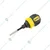 ROCKFORCE Reversible Screwdriver Set with 6 Magnetized Bits, CrV Shaft, Ergonomic Handle, Compact DIY Tool (RF-32807MR)