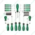 ROCKFORCE 39 Pcs Screwdriver Set with Cr-V Bits, Magnetic Holder, Ergonomic Handle & Case (RF-7039)