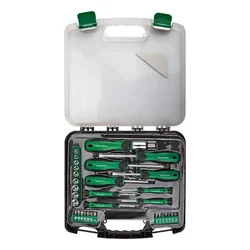 ROCKFORCE 32 Pcs Screwdriver & Bit Set with Magnetic Holder, Cr-V Bits & Case – Multipurpose Tool Kit (RF-7032)