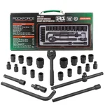 ROCKFORCE 24 Piece ½" Drive 6‑Point Socket & Ratchet Tool Set (RF‑4245B‑5MPB)
