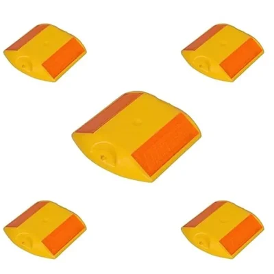 CHANDOK Road Reflectors Studs Markers - Enhance Visibility and Safety for Roads and Walkways, Freeways & Driveways(Pack-5 pcs)