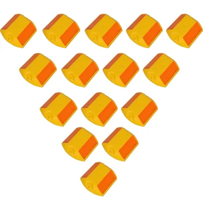 CHANDOK Road Reflectors Studs Markers - Enhance Visibility and Safety for Roads and Walkways, Freeways & Driveways(Pack-15 pcs)