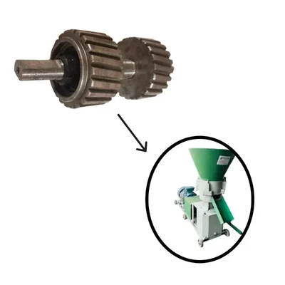 Roller for Farmiaze 10 HP Pellet Machine with Electric Panel for Medium-scale Farms, Feed Mills etc