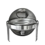 Premium Quality 7 Litres Roller Pin Round Chafing Dish With SS Body 