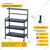 Vinayak Machines 4-Tier Rolling Trolley with Wheels & Top Rack For Multiple Use