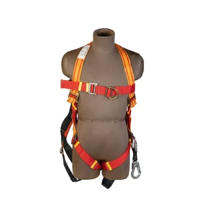 Metro Safety 40mm PP Webbing Work Positioning & Rope Access Full Body Safety Harness with 4 D-Rings, EN: 361-2002 (SB 1124)