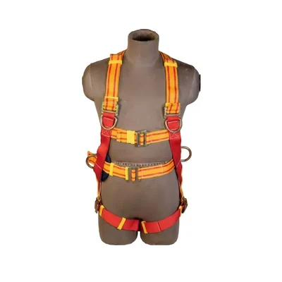 Metro Safety 40mm PP Webbing Multi-Purpose Fall Arrest Full Body Harness with Work Positioning Waist Belt, EN: 361-2002, EN:358 Certified (SB 1143)