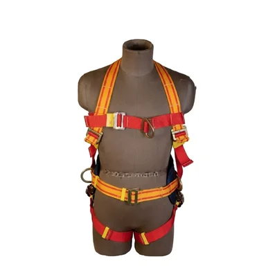 Metro Safety 40mm PP Webbing Rope Access & Work Positioning Full Body Harness with 4 D-Rings, EN: 361-2002, EN:358 Certified (SB 1144)