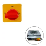 Rotary Switches for Indian Hot Plate, Single Coil (17 x 15)inch (43.18x38.1)cm, 2kW, SS Body 