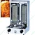  Premium Quality 2 Burner Gas Rotary Vertical Shawarma Machine