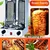  Premium Quality 2 Burner Gas Rotary Vertical Shawarma Machine