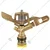 High Quality 360 Degree Rotating Automatic Garden Brass Sprinkler with Stand for Agriculture and Garden